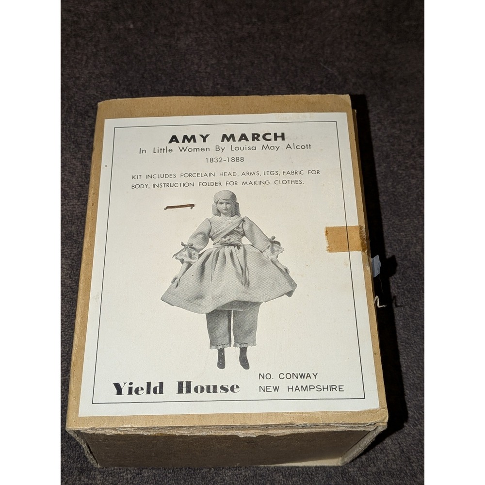 Vintage 1977 Yield House Amy March Little Women Porcelain Doll Kit Conway NH